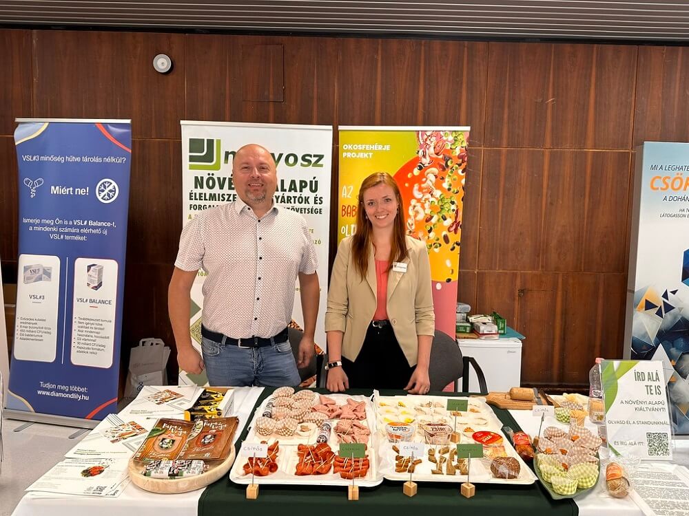 A NÉGYOSZ standja a Magyar Dietetikusok Országos Szövetsége XXVI. szakmai konferenciáján